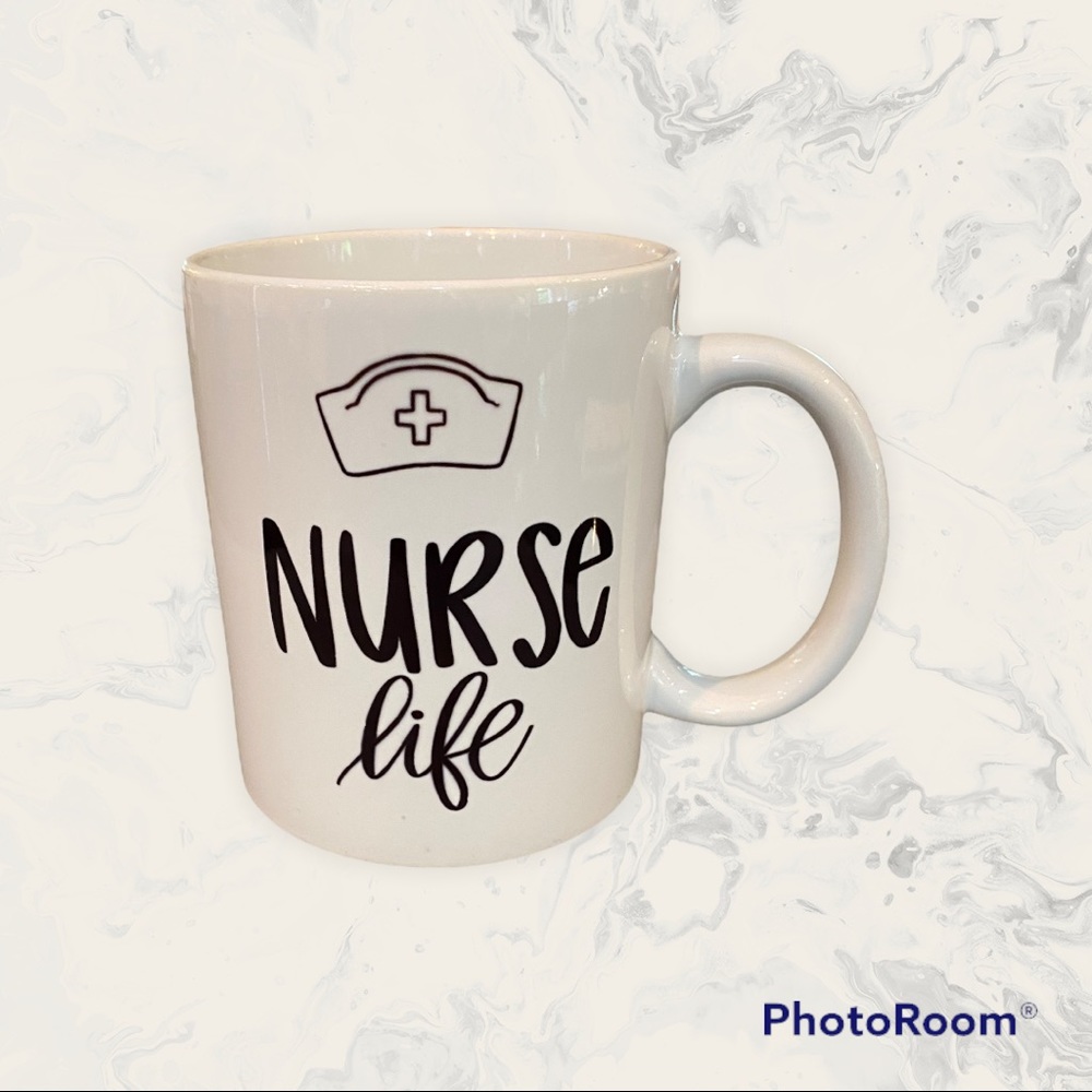 Ceramic mug for the nurse/new/handmade